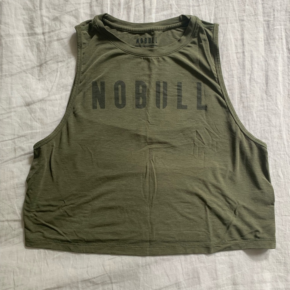 NoBull Women’s Muscle Tank, Army Green